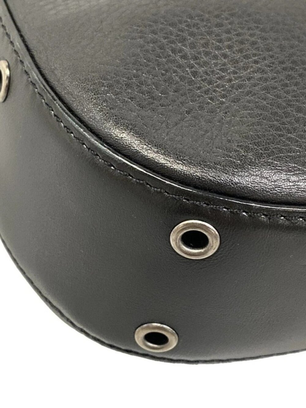 DIOR/ChristianDior Street Chic Black Leather Shoulder Bag - Picture 3 of 15